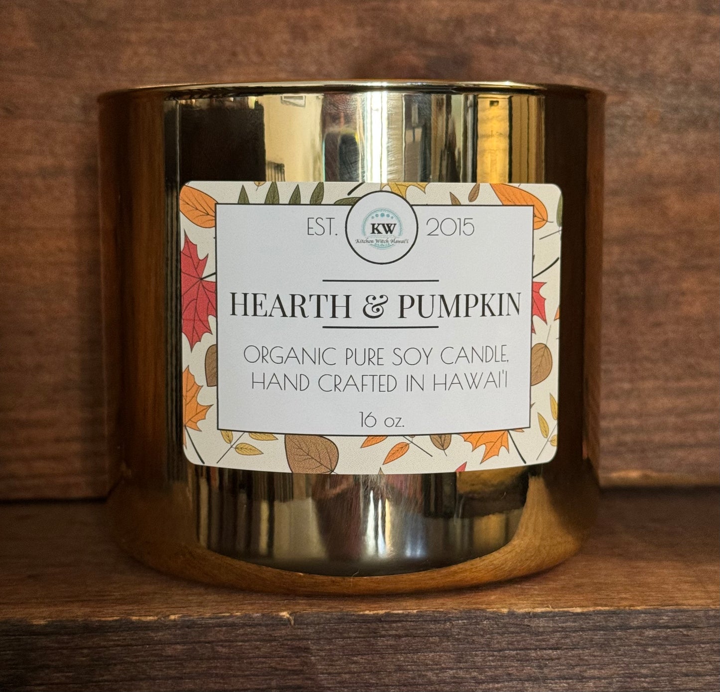 Hearth & Pumpkin 100% Soy 3 Wick Candle 16 oz