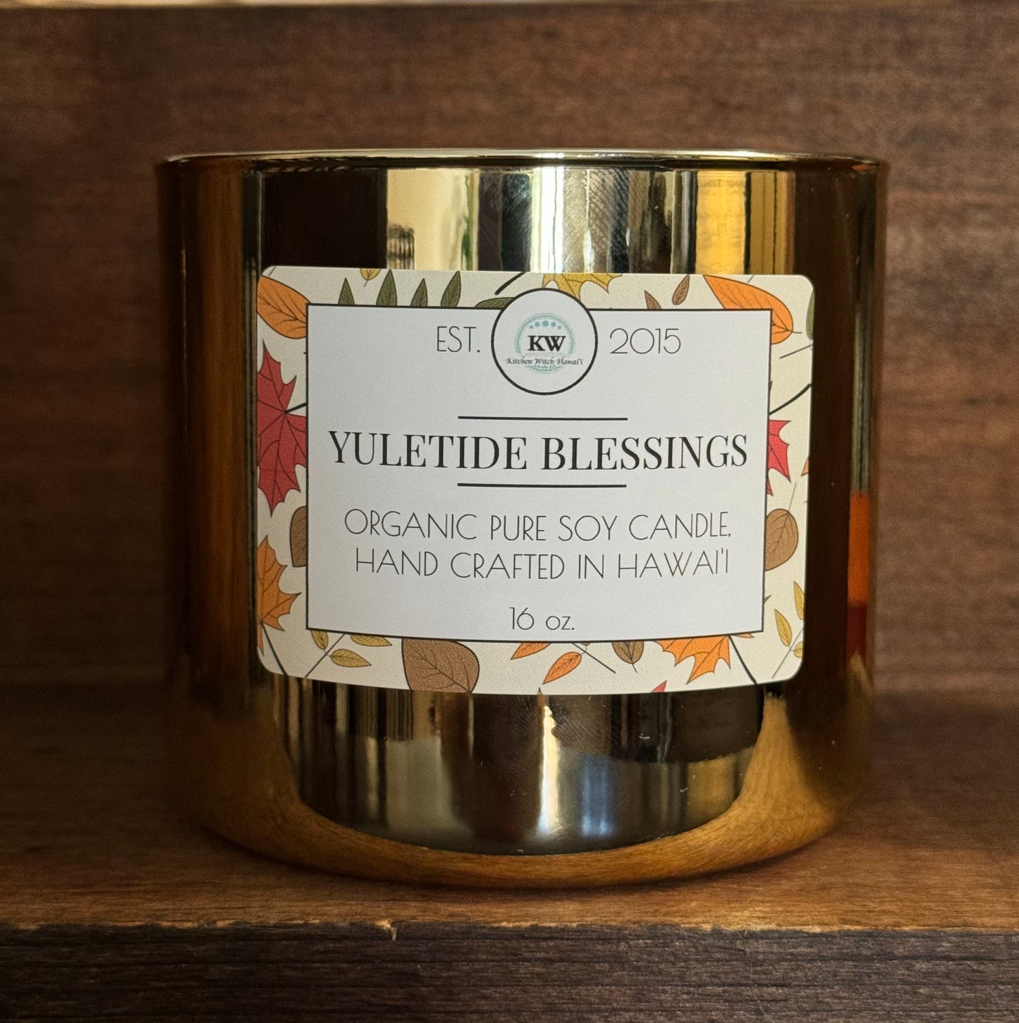 Yuletide Blessings 100% Soy 3 Wick Candle, 16 oz