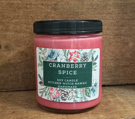 Cranberry Spice Soy Candle