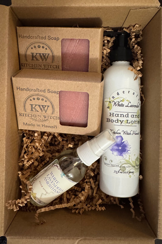 White Lavender & Rose Gift Box