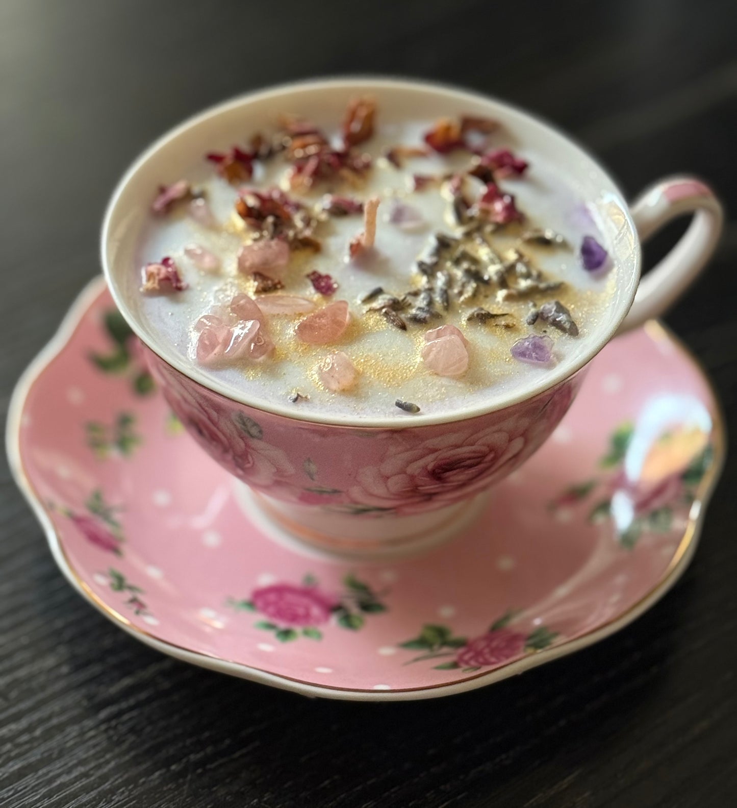 Antique Rose Lavender – Tea Cup Keepsake Candle