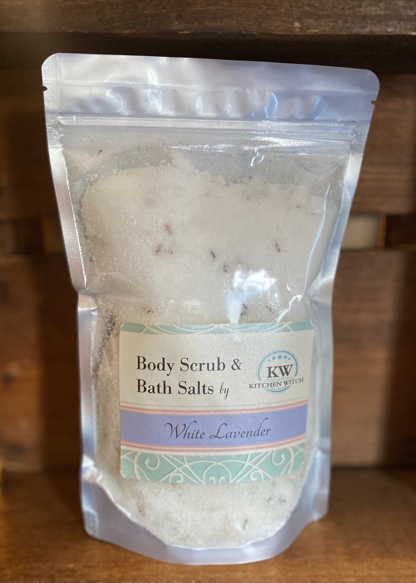 White Lavender Body Scrub & Bath Salts