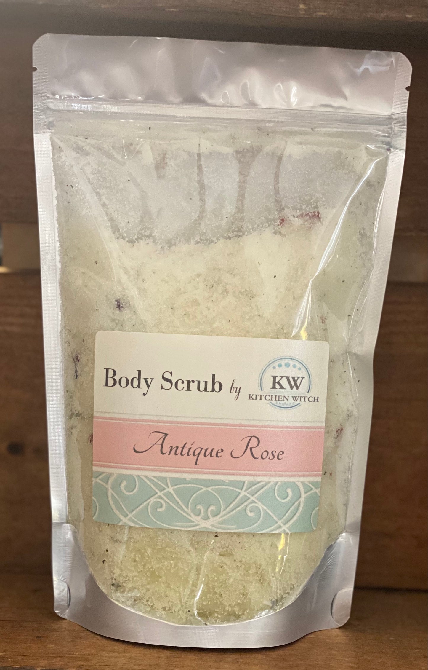 Antique Rose Body Scrub & Bath Salts